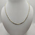 Collana oro 18k catena maglia bicolore 50 cm 8.60 gr | Gioiellitosti.it